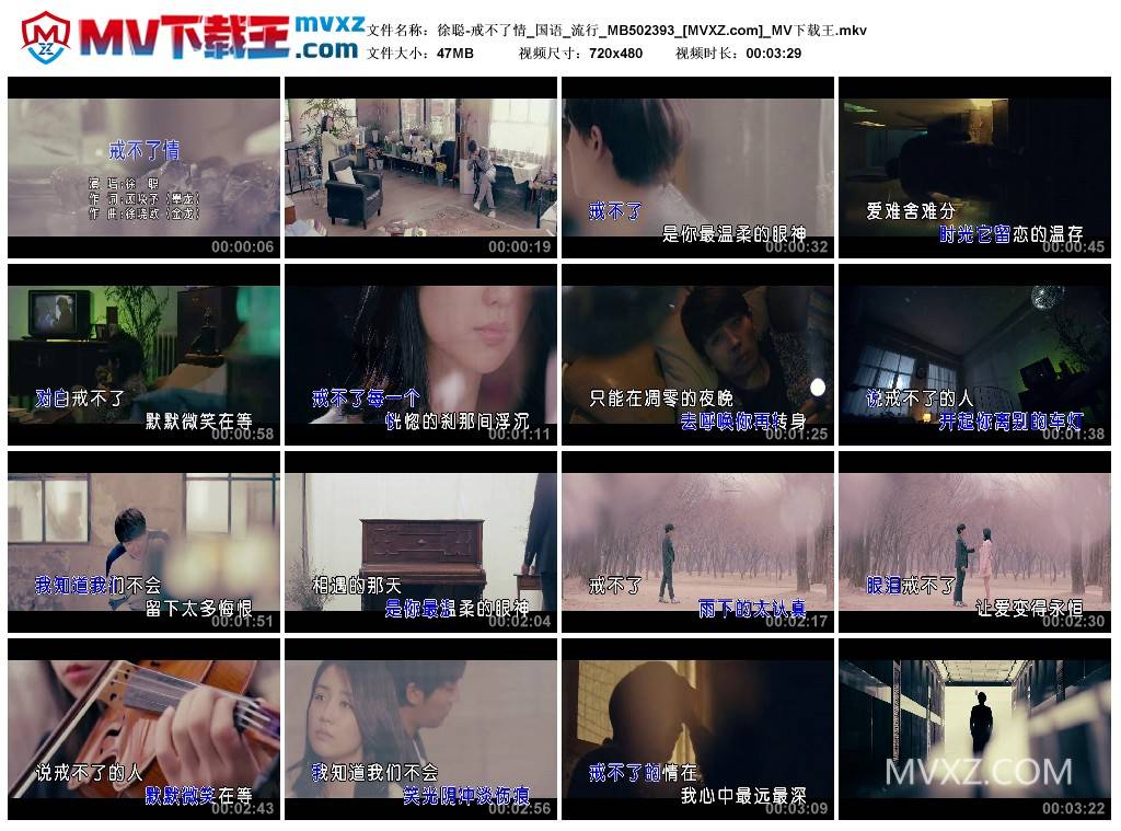 徐聪-戒不了情_国语_流行_MB502393